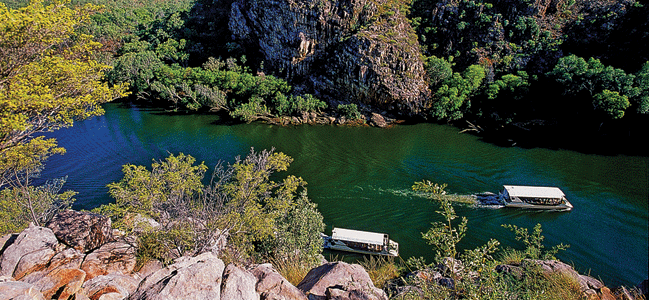 Nitmiluk National Park tours includies katherine Gorge in Northern Territory Australia.